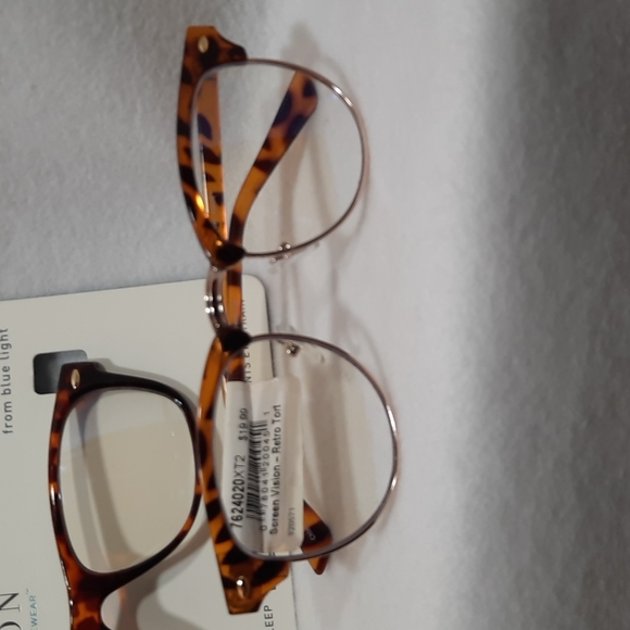 Screen Vision ClassicTort Brown By ICU EYEWEAR Filters Blue Light (READ) 2 pairs - Picture 3 of 10